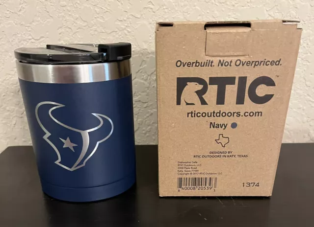 Houston Texans NFL Navy RTIC 12oz Lowball Tumbler