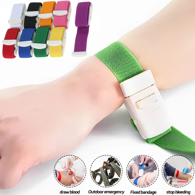 MEDICAL TOURNIQUET BUCKLE Elastic Tourniquet First Aid+Trauma Shear New