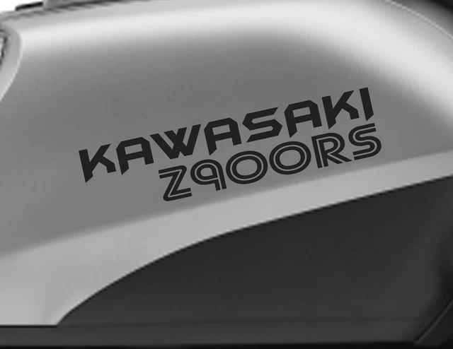 thumbnail interactive-video image 1 of Kawasaki Z900RS Calligraphy Vinyl Sticker Decal - 13x10cm Gloss White - Made In Germany 1 of 2