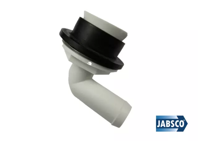 Coude d'arrivée d'eau (avec joint) pour WC 29090 et 29120 Jabsco OEM 58107-1000 2