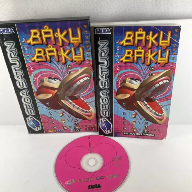 Baku Baku - Sega Saturn - PAL Complete with Baku