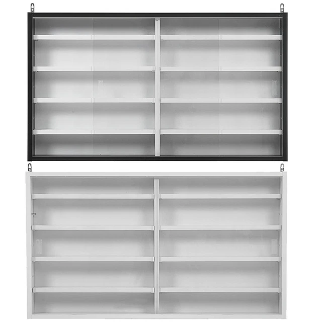 100CM WOODEN COLLECTORS Display Wall Mounted Hanging Shelf