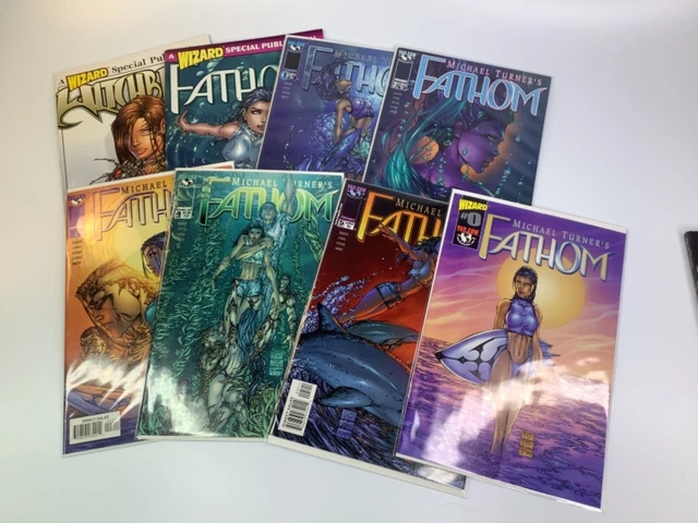 Vintage Fathom Comics #0-#5 New F4