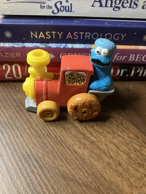 VINTAGE PLAYSKOOL 1981 Muppets Sesame Street Cookie Monster Red Train 