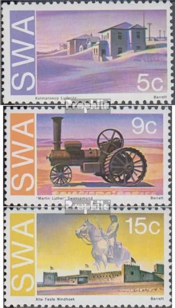 Namibia - Southwest 406-408 FDC 1975 Memorials