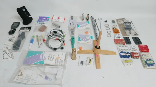 Lot of Brass & Woodwind Cleaning & Care Accessories - New Old Stock & Used