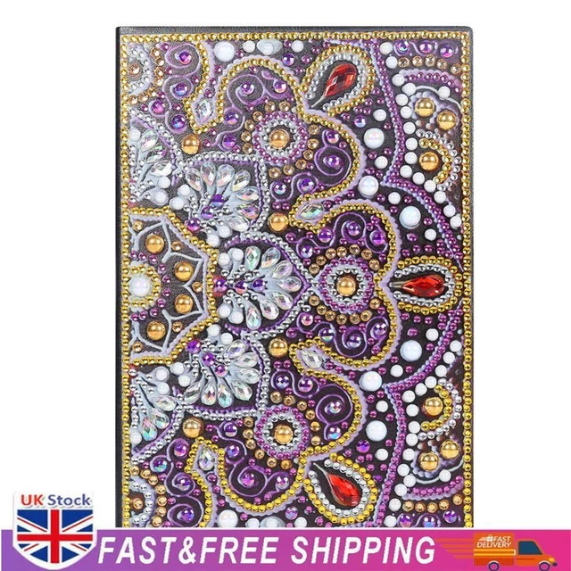 DIY Mandala Special Shaped Diamond Painting 50 Pages A5 Office Notebook Notepad