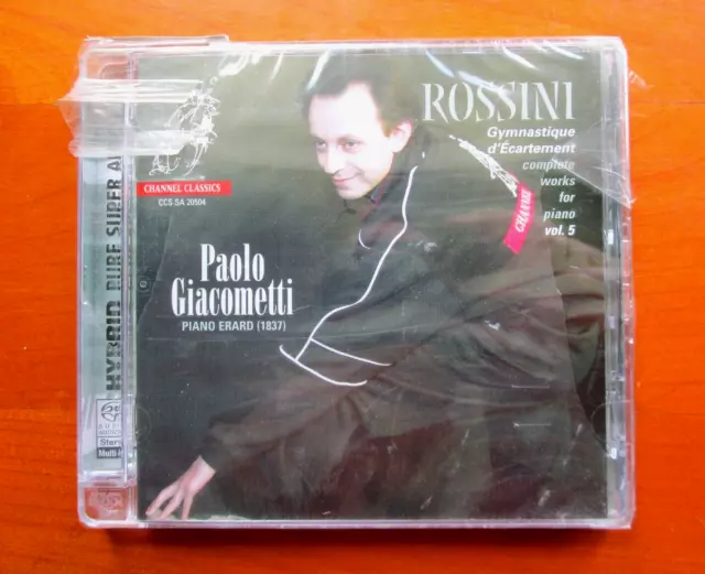 NEW Channel SACD Hybrid ROSSINI: PIANO WORKS 5 Paolo Giacometti (1837 Erard Pno)