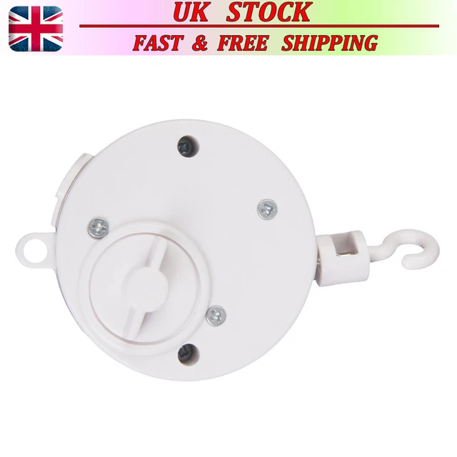 Rotary Baby Cot Mobile Crib Bed Toy Wind-up Music Box Infant Bell Holder Toy UK