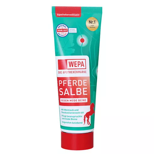 Pferdesalbe gegen müde Beine - 125ml - PZN 11653722 - OVP vom med.Fachhändler