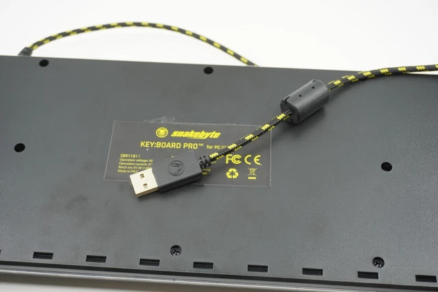 Snakebyte PC Keyboard Pro - Gaming Keyboard, RGB, RGB Light Up Keyboard, PC USB