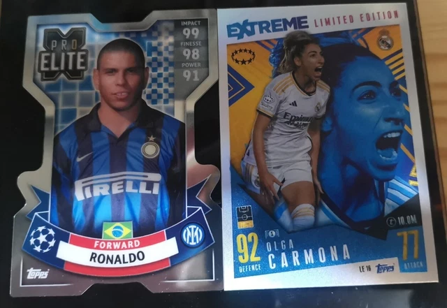 Match Attax R9 CARTE MATCH ATTAX Extra 2023/24 23/24 R9 Ronaldo Pro Elite Chrome X ...