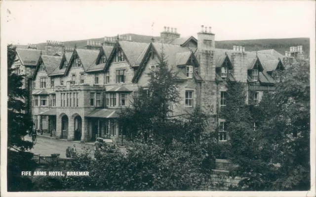 Real photo Braemar fife arms hotel