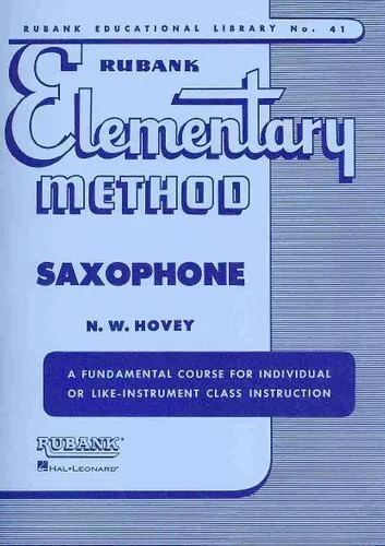 Rubank Elementary Method - Saxophone by Hovey 9781423444817 | Brand New
