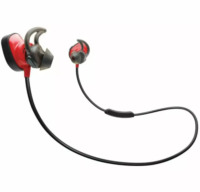 Bose SoundSport Pulse Wireless Headphones, Power Red (With Heart Rate Monitor)
