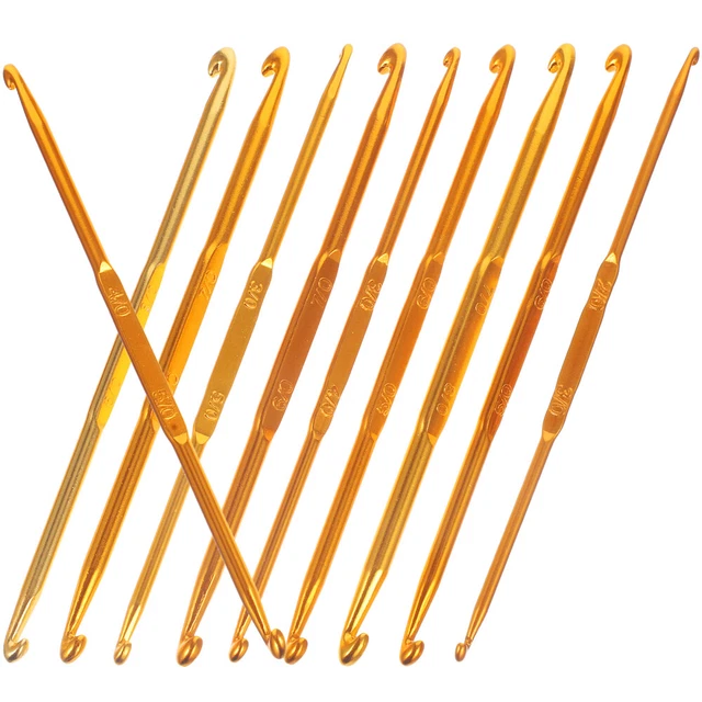 10 pcs Strickhaken Häkeln Haken Handheld Häkelnadeln Pullover Strickwerkzeuge Ga