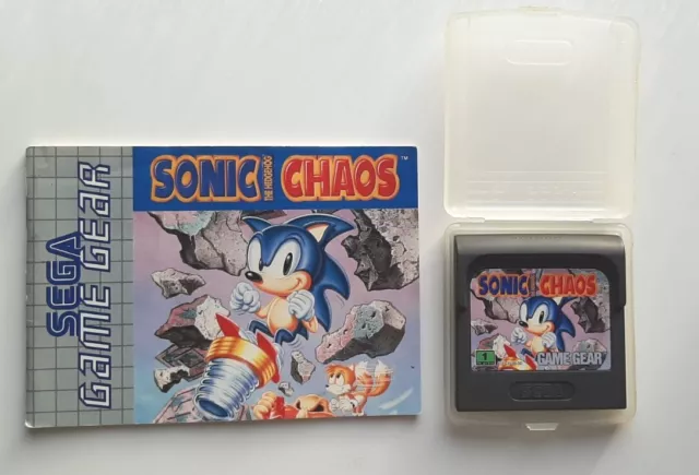 Jeu SEGA Game Gear - Sonic The Hedgehog Chaos - PAL + notice