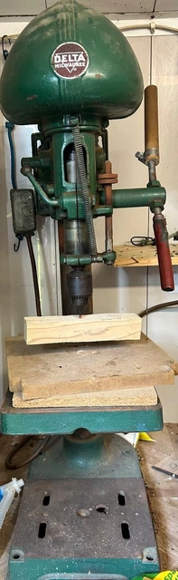 Delta Drill Press w/ Delta Milwaukee 1/3 HP 115/230v  - vintage