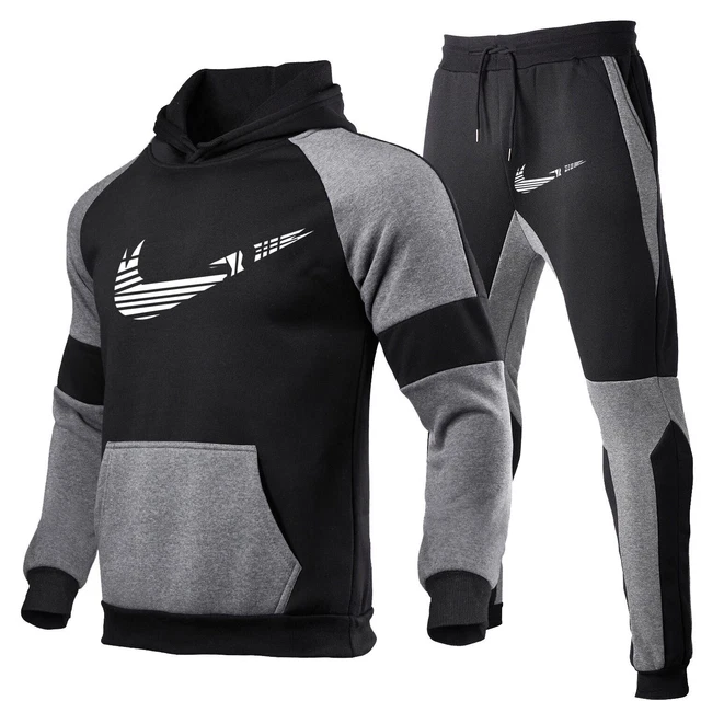 nuova tuta da uomo  felpa con cappuccio pantaloni NIKE 9