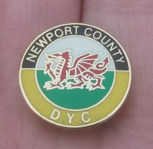 Newport County D.y.c Hooligan Firm Pin Badge The Ironsides Casuals Rare