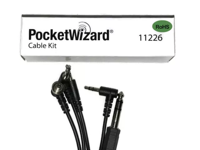 Pocket Wizard PlusX Cable Kit Set Radio Flash Remote Trigger Sync Cable 11226 2