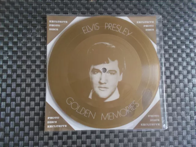 Elvis Presley ‎– Elvis Presley Golden Memories - 7"  Picture Disc Denmark