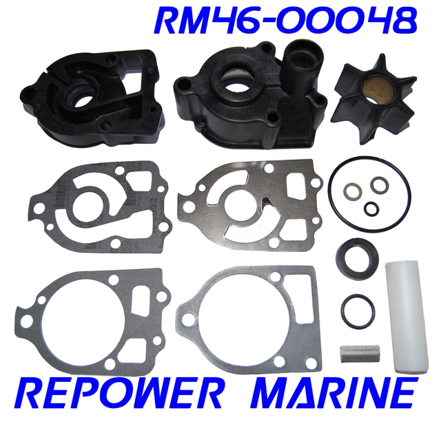 Quicksilver Water Pump Base Repair Kit For MerCruiser MR & Alpha One Drives – 5-Piece Kit, Easy Install With Common Tools