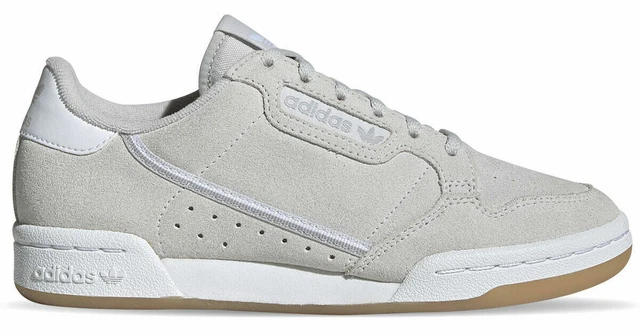 Adidas continental store 80 grey suede