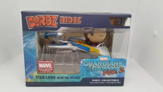 Funko Dorbz Rides Marvel Guardians Of The Galaxy Star Lord Milano Exclusive