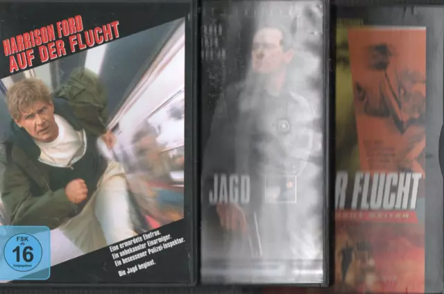 Auf der Flucht & Auf der Jagd & Auf der Flucht - Die Jagd geht weiter - 3 DVDs