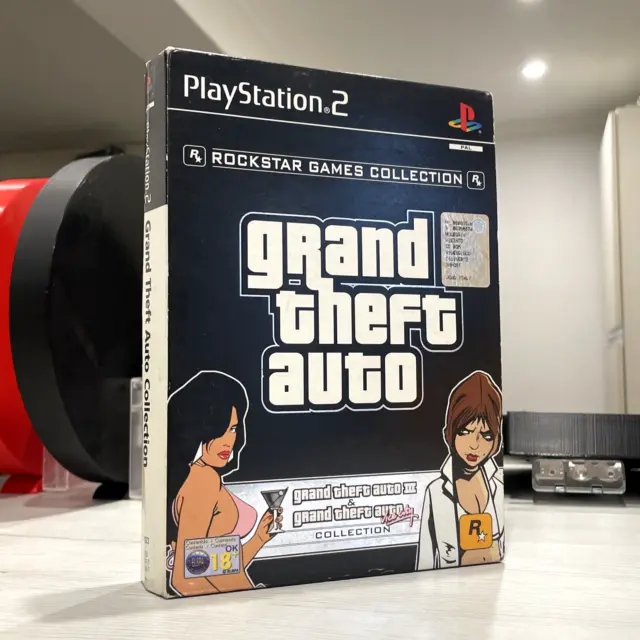 Gta Rockstar Games Grand Theft Auto Collection Ps2 Italiano Vice City + Gta 3