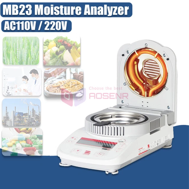 NEW 110V MB23 110g Lab Digital Moisture Analyzer Ohaus Grain Food Tester Meter