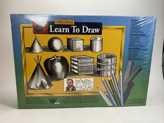 Jon Gnagy Original Aprender a Dibujar Arte Set Kit 73129 Weber Martin NUEVO SELLADO ✅