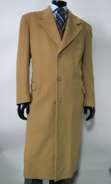 MOVIMENTO Made in Italy Vicuna brown 100% pure cashmere top coat 42 R MOVIMENTO Made in Italy Vicuna brown 100% pure cashmere top coat 42 R