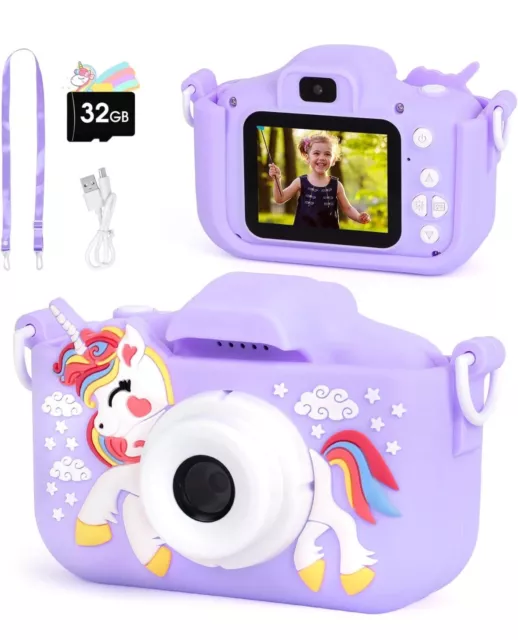 Andoer P1 fotocamera per bambini fotocamera istantanea stampante fotografica  per bambini con 2 rotoli di carta da stampa scheda SD da 32 GB supporto  WiFi utilizzabile su carta fotografica autoadesiva : : Elettronica