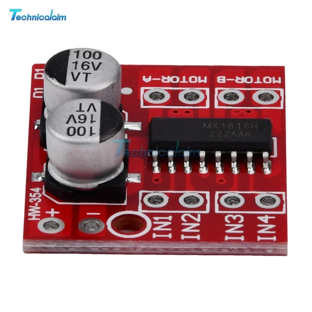 Module Pont En H Double Canal 10A - Contrôle De Moteur DC PWM - Tension 3 à 18V