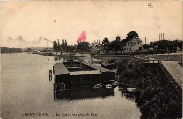CPA CHOISY-le-ROI - Les Quais vue prise du Pont (659627)