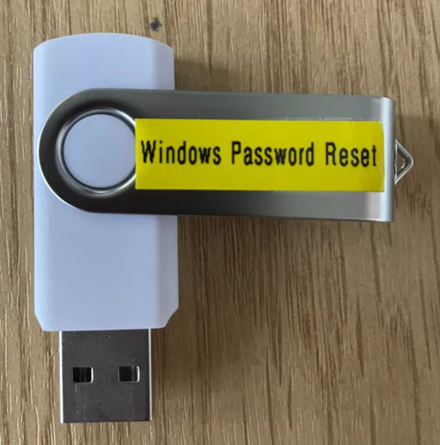 Hirens Windows Password reset Boot Utility USB PC/Laptop XP Vista 7 8 10