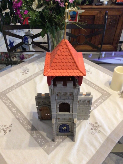 PLAYMOBIL Tavolo In Legno Per Castello - Pezzi 3444, 3448, 3450 - Vintage Usato