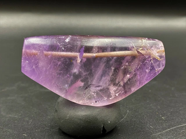 Ancient Pyu culture antique Amethyst quartz bead from central Asia
