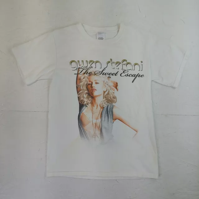 Gwen Stefani T-shirt the Sweet Escape Small 2007 concert tour stains