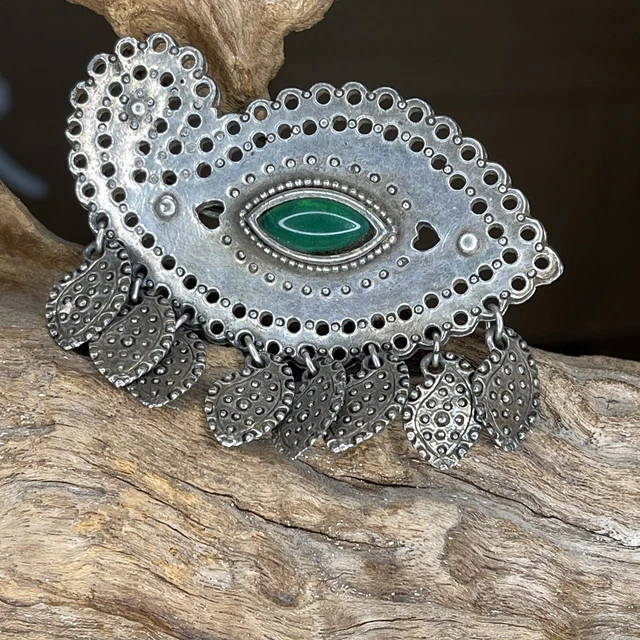 Broche ancienne Bijoux Berbère À Identifier En Métal Argenté