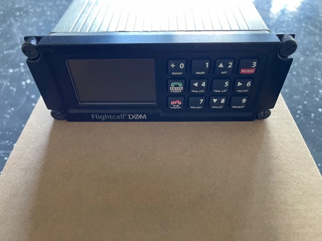 Flightcell DZM FCDZ337RE2DIC aircraft sat phone Avionic Communication Digital Co