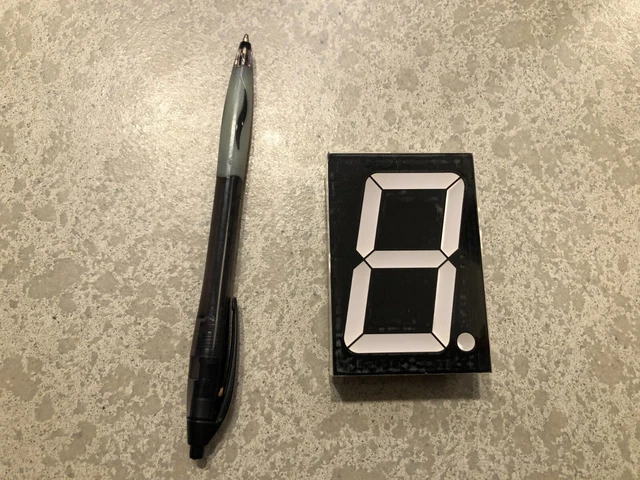 KEM-23011-BSR Super Red 2.3 inch 1 Digit 7 Segment LED Display Common Anod
