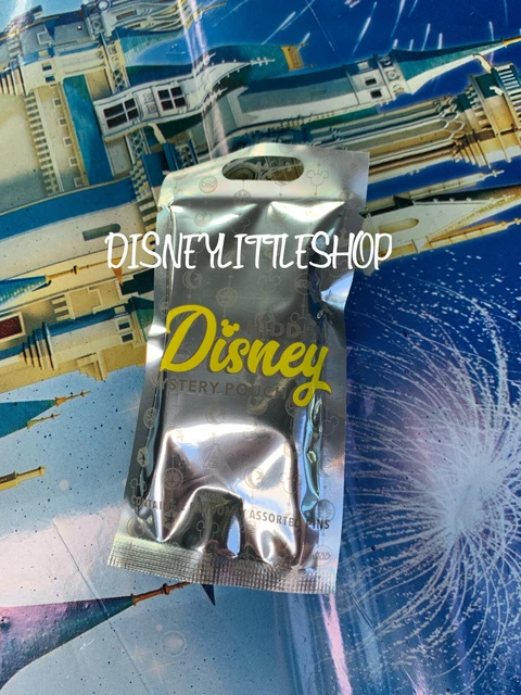Disney Parks 2023 Hidden Disney Silver Pin Pack Pouch With Two Pins Unopened New