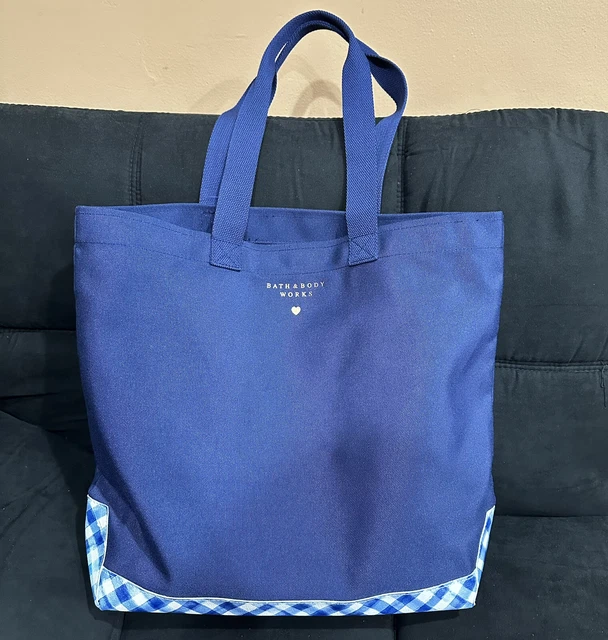 BATH & BODY Works Mother's Day 2023 VIP Gingham TOTE BAG New Spring Bag