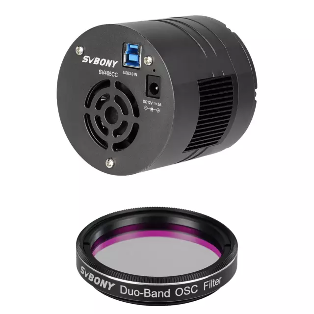 SVBONY SV405CC 11.7MP Cooled Color OSC Camera /SV220 Dual-Band 7nm Nebula Filter