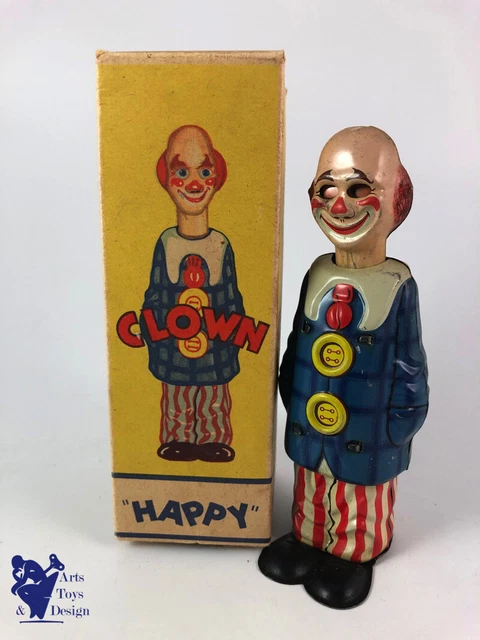 CLOWN ACROBATE JOUET ancien rare EUR 125,00