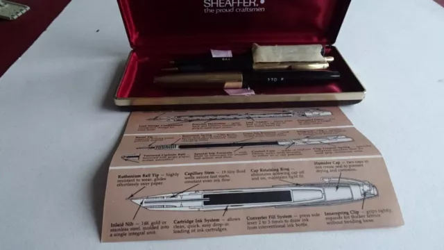 Estuche de Pluma sheaffer craftsmen 770. Poco usada