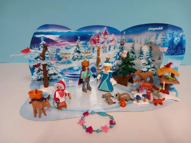 Playmobil 9008 Eislaufprinzessin im Schlosspark Eiskönigin Adventskalender